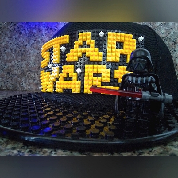 Star Wars with Darth Vader Custom Lego hat (Black) - Picture 2 of 3